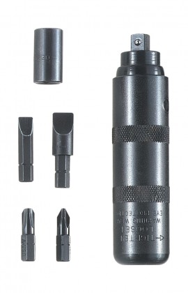 Klein Tools 70220 Impact-Driver Screwdriver, 6-piece-
