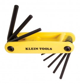 Klein Tools 70574 Grip-It Nine Key Hex Set with 2 positions-