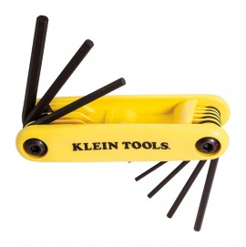 Klein Tools 70575 Grip-It 9-Key Hex Set, square cut-