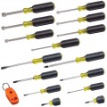 Klein Tools 80021 16-Piece Screwdriver and Nut Driver Tool Set-