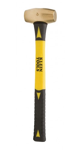 Klein Tools 819-03 Non-Sparking Hammer, 3 lbs, 15.75"-