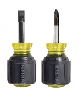 Klein Tools 85071 Stubby Screwdriver Set, 2 pieces-