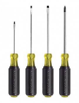 Klein Tools 85484 Screwdriver Set, mini slotted and Phillips, 4-piece-