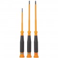 Klein Tools 85613INS Insulated Precision Screwdriver Set, 3-Piece-