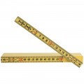 Klein Tools 91162M Fiberglass Folding Ruler, Outside Reading, Metric-