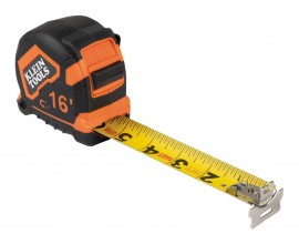 Klein Tools 9216 Tape Measure with magnetic double-hook, 16'-