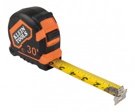Klein Tools 9230 Magnetic Tape Measure, 30', double-hook-