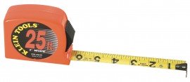 Klein Tools 928-25HV Tape Measure with high visibility case, 25'-
