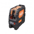Klein Tools 93LCL Self-Leveling Cross-Line Laser Level, 65' measuring distance-