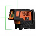Klein Tools 93MCLPG Compact Green Cross-Line Laser Level with Plumb Spot-