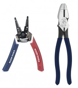 Klein Tools 94155 American Legacy Lineman Pliers and Klein-Kurve Wire Stripper/Cutter-
