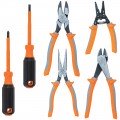 Klein Tools 9418R 1000V Insulated Tool Set, 6-Piece-