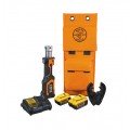 Klein Tools BAT207T14H Battery-Operated Crimper, BG die/D3 groove, 4 Ah battery-