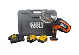 Klein Tools BAT20-12T1651 Battery-Operated 12-Ton Crimper Kit-