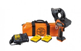 Klein Tools BAT20GD10 Battery-Operated Copper/Aluminum Closed-Jaw Cutter, 2 Ah battery-