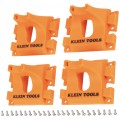 Klein Tools BCRP04 Cartridges, S-Hook, Rail System, 4-Pack-