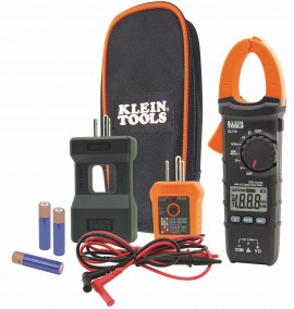 Klein Tools CL110KIT Electrical Tester Kit with clamp meter and GFCI outlet tester-