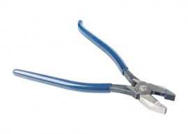 Klein Tools D201-7CSTLFT Ironworker's Spring-Loaded Rebar Pliers, left handed, 9"-