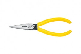 Klein Tools D203-6H2 Long Nose Side Cutting Pliers, stripping, 6&quot;-