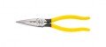 Klein Tools D203-8N Long Nose Side Cutting Pliers, stripping, 8&quot;-