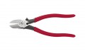 Klein Tools D227-7C Spring-Loaded Diagonal-Cutting Pliers, plastic cutting, 7"-