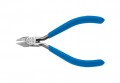 Klein Tools D259-4C Diagonal-Cutting Electronics Pliers with point nose, extra-narrow jaw, 4"-