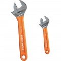 Klein Tools D5072 Extra-Capacity Adjustable Wrenches, 2-Piece-