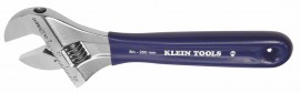Klein Tools D509-8 Adjustable Wrench with extra-wide jaw, 8&amp;quot;-
