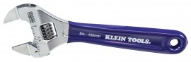 Klein Tools D86934 Slim-Jaw Adjustable Wrench, 6&amp;quot;-