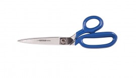 Klein Tools G210LRBLU Bent Trimmer with large ring, coated handles, 10"-