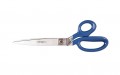 Klein Tools G212LRBLU Bent Trimmer with large ring, standard blade edge, coated handles-