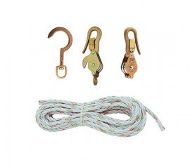 Klein Tools H1802-30S Block and Tackle Set with 268 blocks and hook-