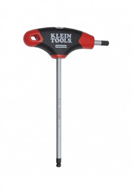 Klein Tools JTH6E06BE Journeyman Ball End Hex Key with T-handle, 0.09", 6" blade-