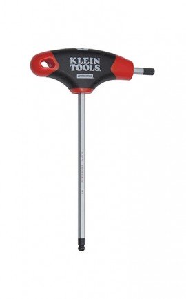 Klein Tools JTH6E08BE Journeyman Hex Key with T-handle, 0.125&quot;, 6&quot; blade-