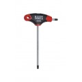 Klein Tools JTH6E08BE Journeyman Hex Key with T-handle, 0.125", 6" blade-