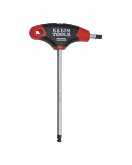 Klein Tools JTH6E14BE Journeyman Ball End Hex Key with T-handle, 0.31&quot;, 6&quot; blade-