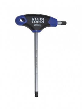 Klein Tools JTH6M25BE Journeyman Ball Hex Key with T-handle, 2.5 mm, 6&quot; blade-