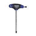 Klein Tools JTH6M3BE Journeyman Ball End Hex Key with T-handle, 3 mm, 6" blade-