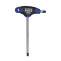 Klein Tools JTH6M8BE Journeyman Ball-End Hex Key with T-handle, 8 mm, 6&quot; blade-