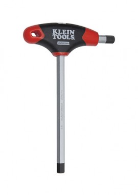 Klein Tools JTH9E12 Journeyman Hex Key with T-handle, 0.22", 9" blade-