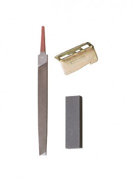 Klein Tools KG-2 Gaff Sharpening Kit, leather-