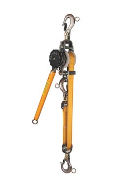 Klein Tools KN1500PEXH Web-Strap Ratchet Hoist with hot rings-