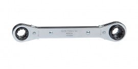 Klein Tools KT223X4 Lineman&#039;s Ratcheting 4-in-1 Box Wrench, 12 points-