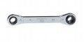 Klein Tools KT223X4 Lineman's Ratcheting 4-in-1 Box Wrench, 12 points-