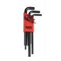 Klein Tools LMK10 9-Piece L-Style Hex Key Caddy Set, metric-