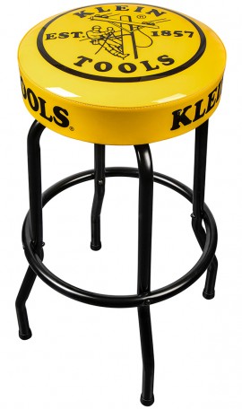 Klein Tools MBD00135 Yellow Swivel Seat Counter Stool-