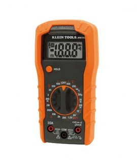 Klein Tools MM300 Digital Multimeter, manual ranging, 600 V-