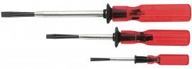 Klein Tools SK234 Slotted Screw Holding Screwdriver Set, 3 pieces-