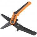 Klein Tools T2107 Compact Titanium-Coated Utility Shears, 7-Inch-