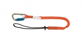 Klein Tools TT2 Triple-Locking Tool Tether, 15 lbs maximum load, 32 to 51"-